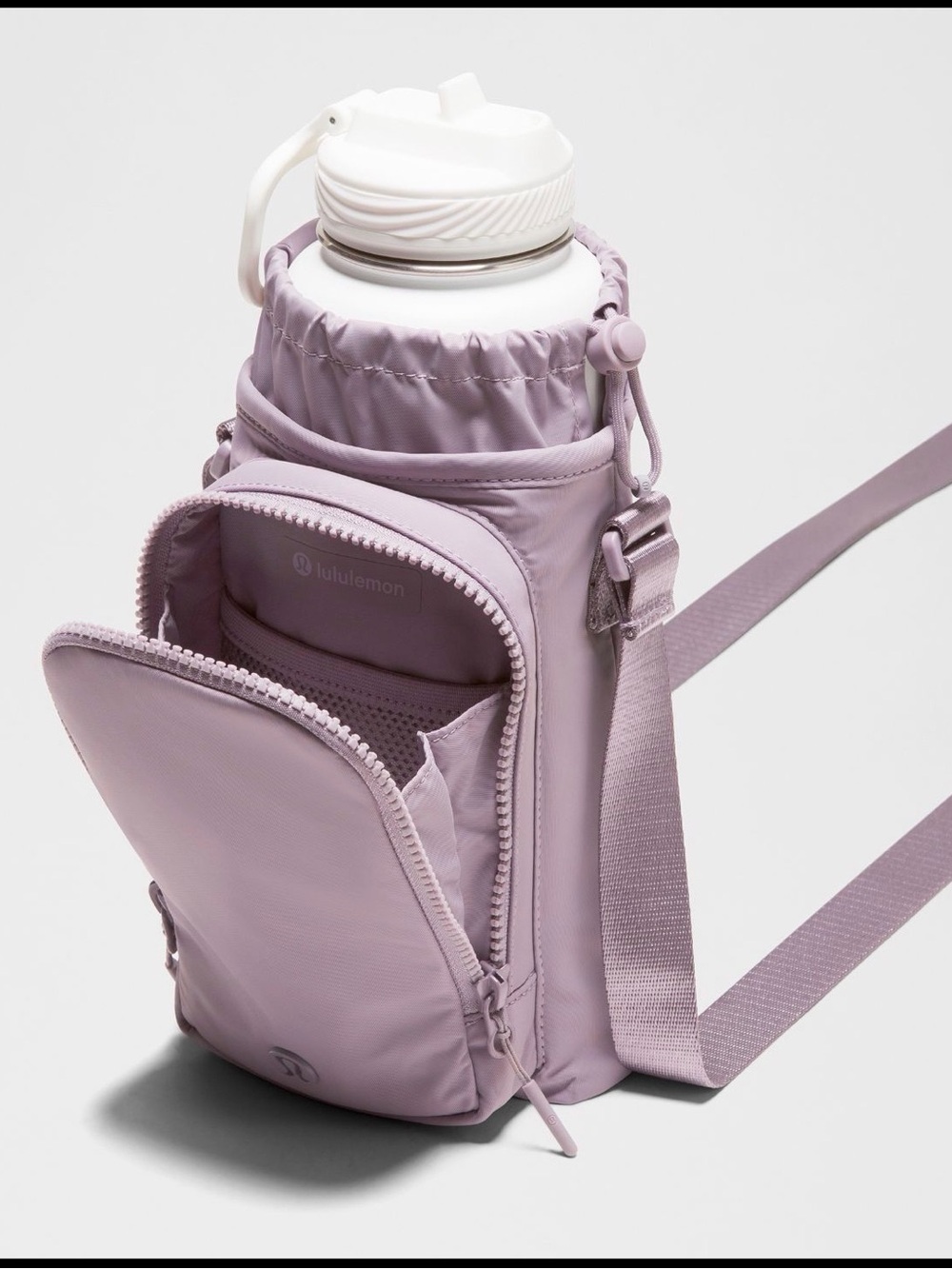 lululemon athletica Olive Green Crossbody Sling with Front Zipper Pocket - Picture 7 of 9
